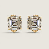 Asscher Studs with Vermeil (24 TCW)
