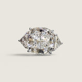 Regal Reverie Three Stone Ring (12.3 TCW)