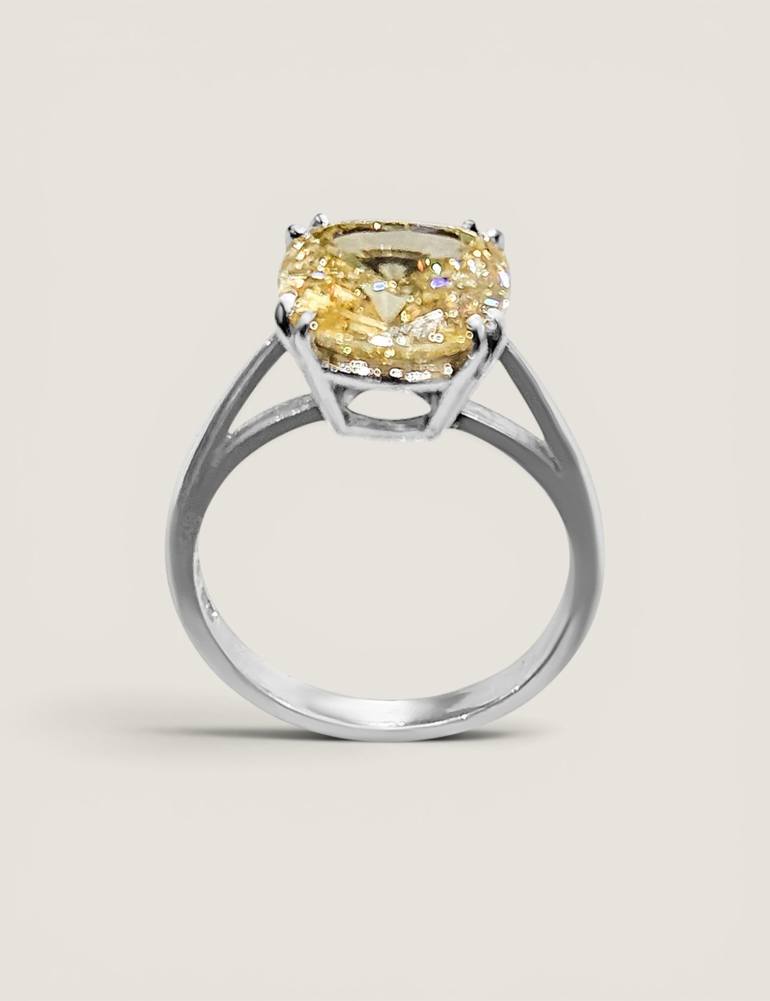 CUSHION CUT SOLITAIRE(10MM) F1057CU-CAN-14K