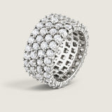Four Row Round Eternity Band (4.8 TCW)