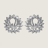 Tiffany Inspired Swirl Earrings (2.8 TCW)