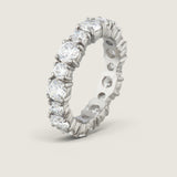 Round Brilliant Eternity Band (Alternating Sizes)