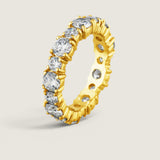 Round Brilliant Eternity Band (Alternating Sizes)