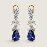 Sapphire Reverie Drop Earrings (20.7 TCW)