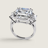 10MM ASSCHER WITH STEP TRAPAZOIDS F1131-CZ-14K