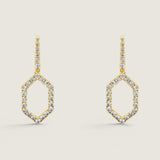 Delicate Geometric Drop Earring