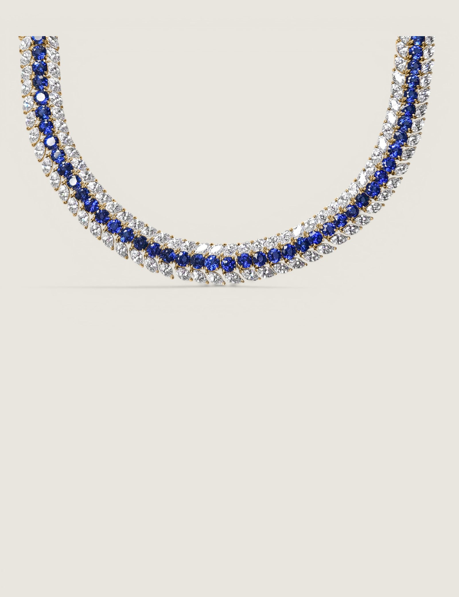 MARQ W/ ROUND STONES - N52/SAP/CZ
