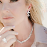 Marquise Flower with Sapphire Drop (19 TCW)