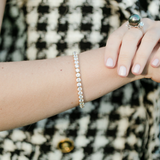 Round Tennis Bracelet (17 TCW)