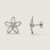 Large Open Flower Earring