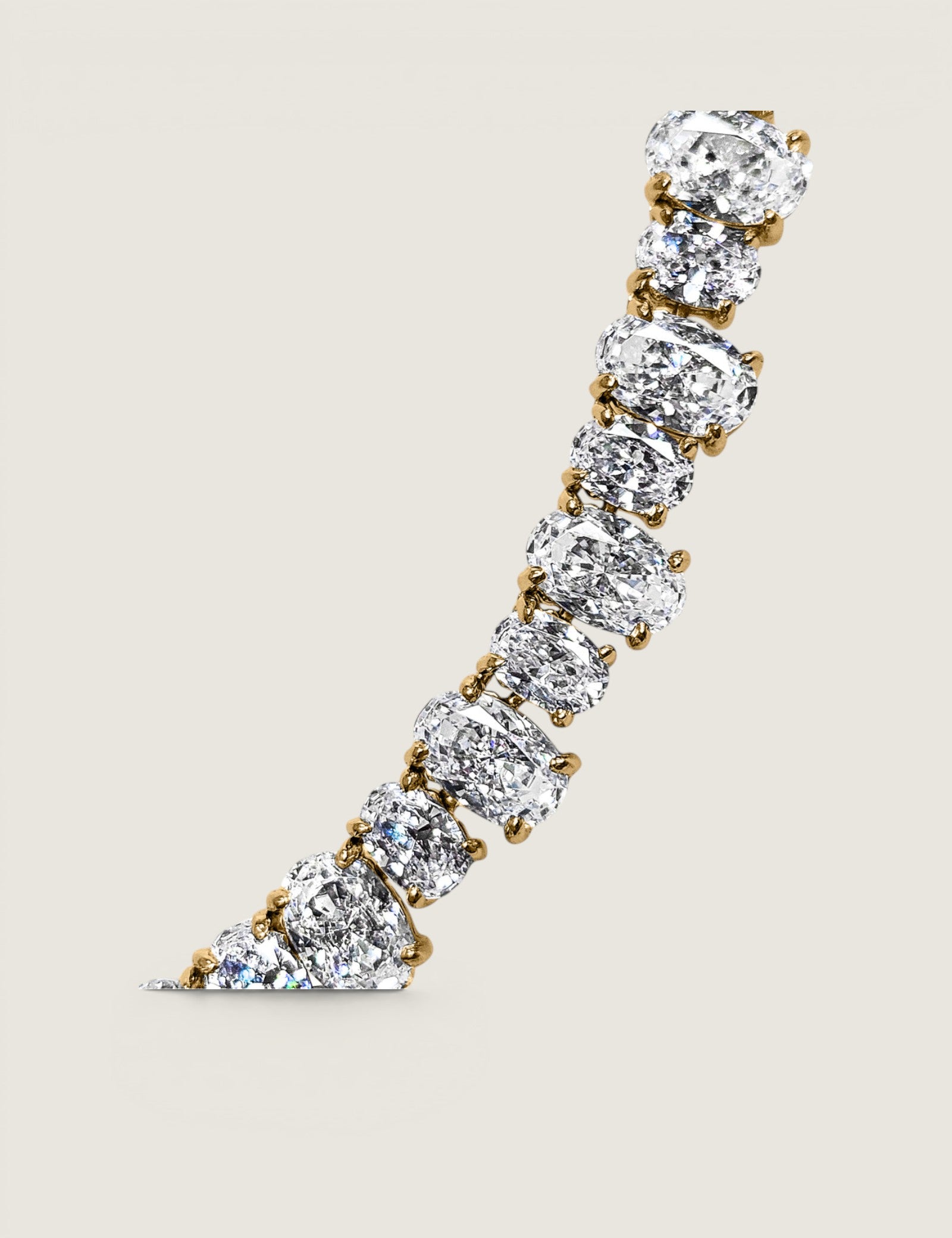 Alternating Large and Small Oval Necklace - NF1605
