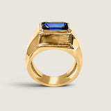 2CT(9x6) Bezel Set Emerald Cut Ring