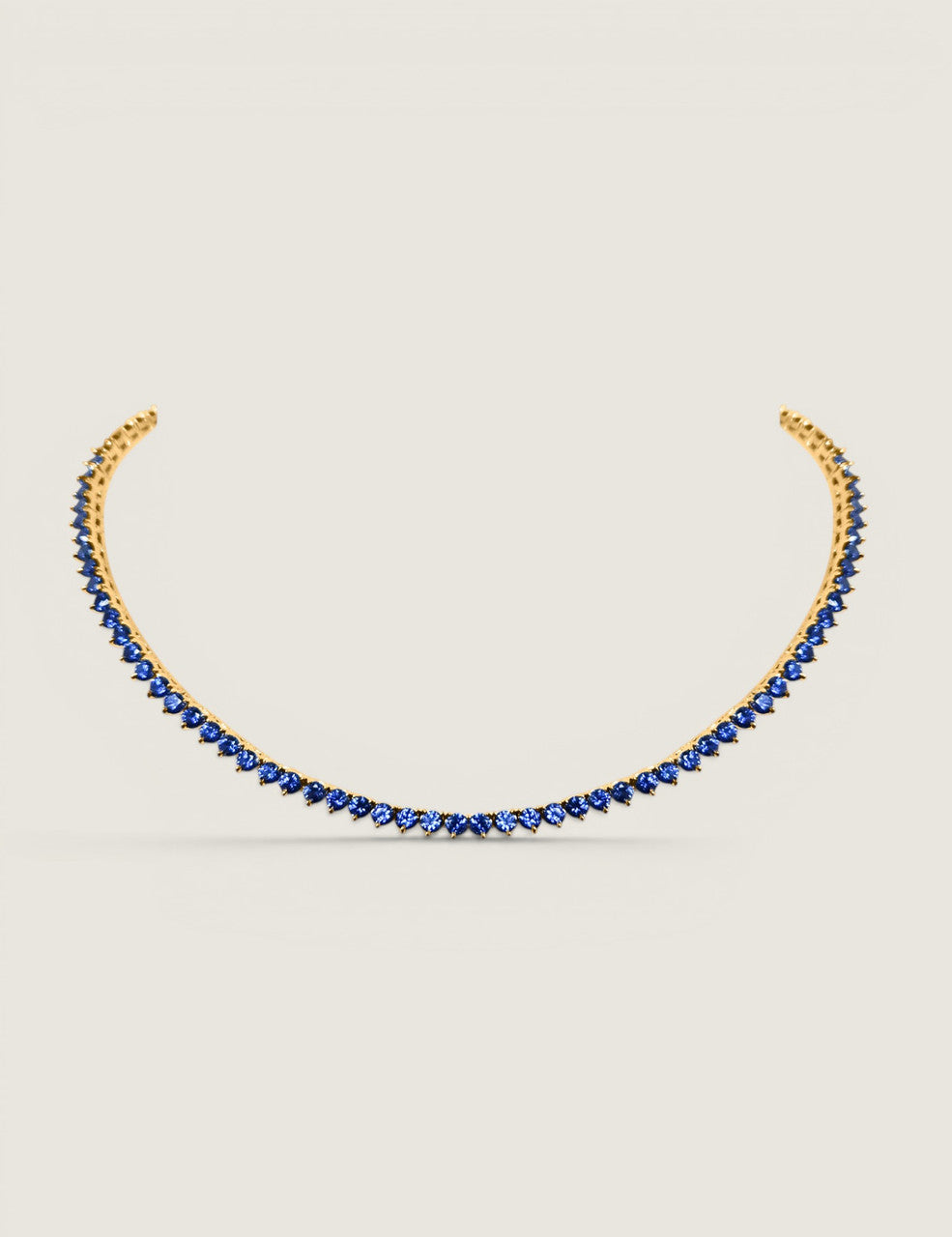 The Sapphire Riviera Tennis Necklace