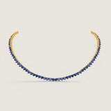 The Sapphire Riviera Tennis Necklace