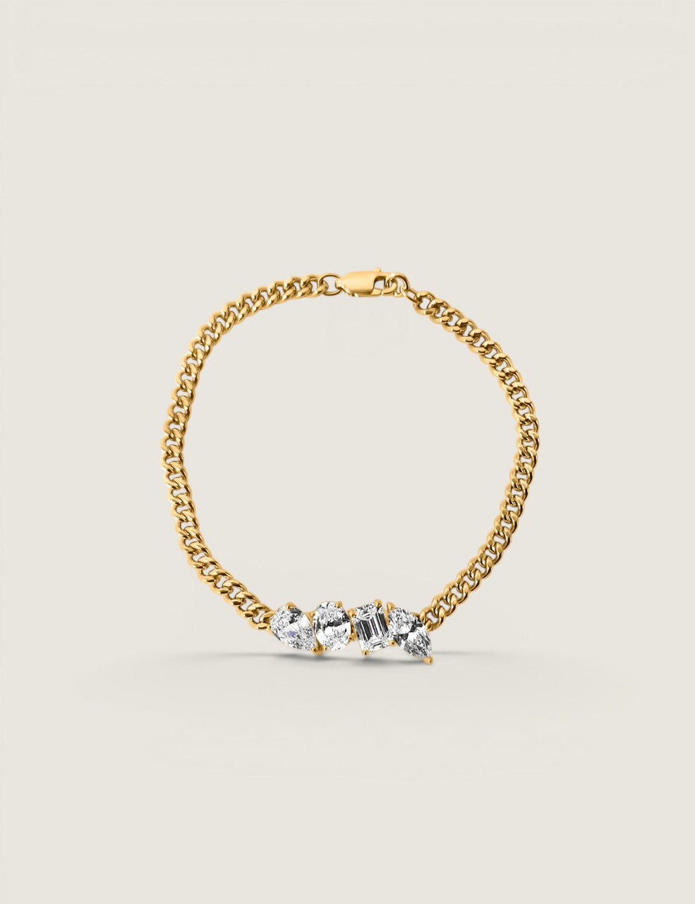 The Mosaic Diamond Chain Bracelet