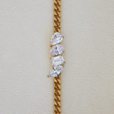 The Mosaic Diamond Chain Bracelet | Modern Diamond