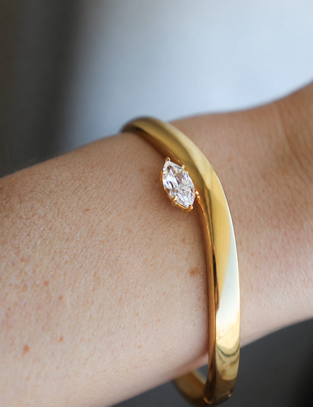 The Embrace Marquise Bangle