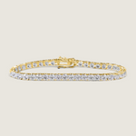 Round Tennis Bracelet (10 TCW) - Fantasia by DeSerio