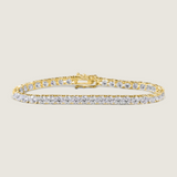 Round Tennis Bracelet (10 TCW) - Fantasia by DeSerio