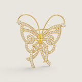 Open Butterfly Brooch (5.5 TCW)