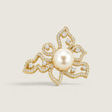 Pearl Flower Brooch