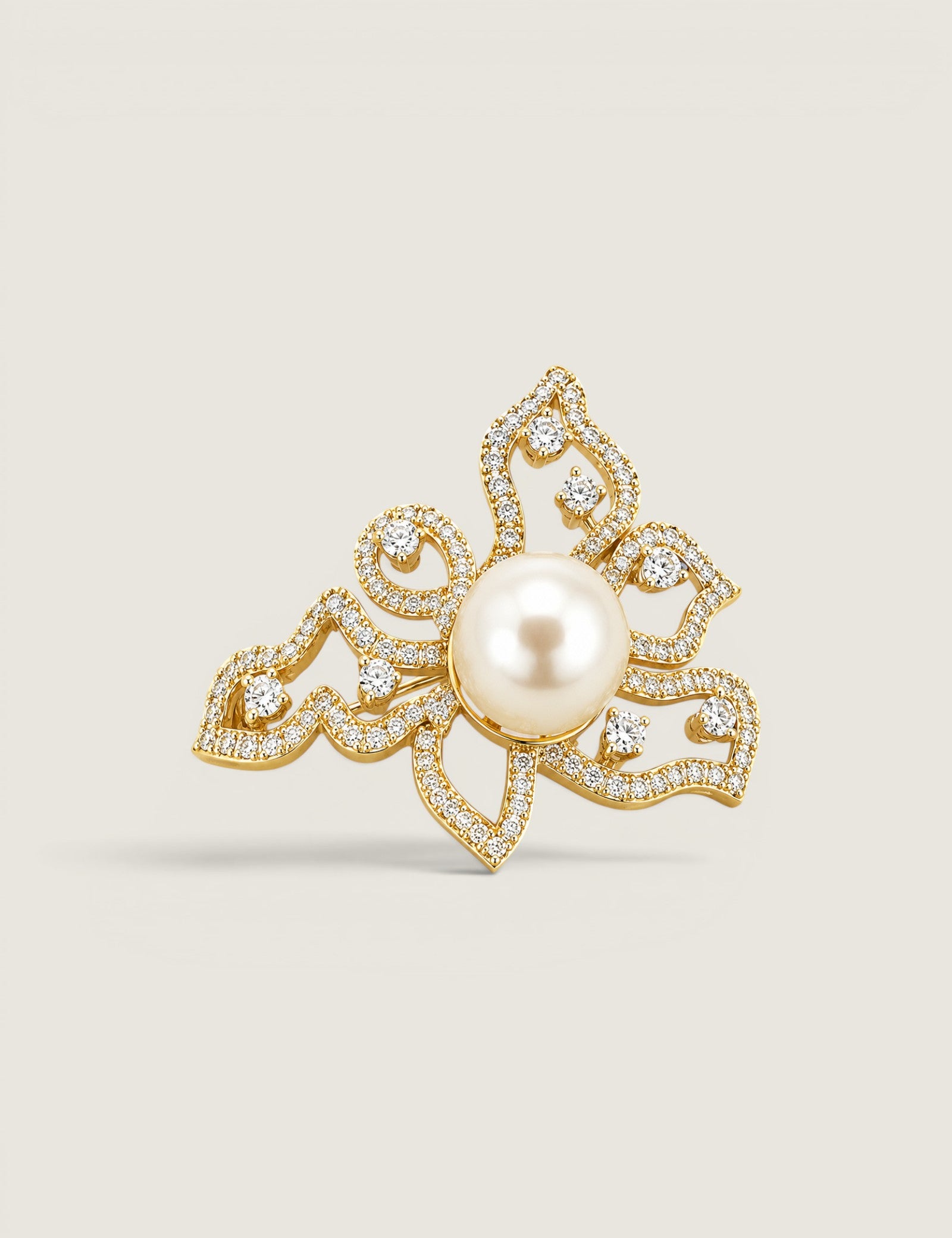 Pearl Flower Brooch