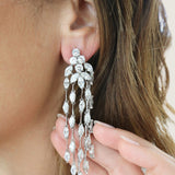 Marquise and Round Brilliant Ruby Drop Earrings (24 TCW)