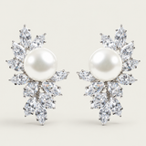 Marquise Fan Pearl Earrings (8.80 TCW)