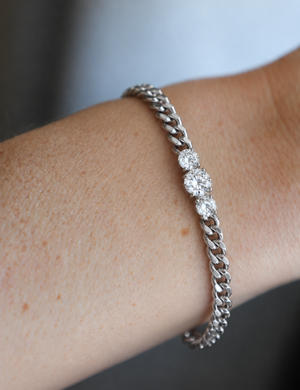 Trilogy Chain Bracelet