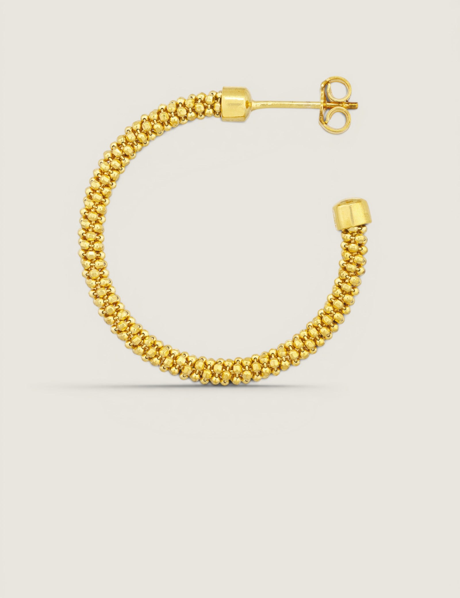 Beaded Hoop Earrings