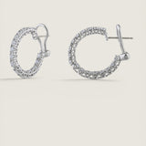 Inside/Outside Medium Hoop Earring (1.75TCW)