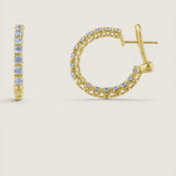 Inside/Outside Medium Hoop Earring (1.75TCW)