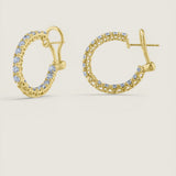 Inside/Outside Medium Hoop Earring (1.75TCW)