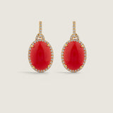 CABACHON WITH MICRO PAVE ON WIRE - EF1001/COR/CZ