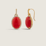 CABACHON WITH MICRO PAVE ON WIRE - EF1001/COR/CZ