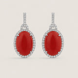 CABACHON WITH MICRO PAVE ON WIRE - EF1001/COR/CZ
