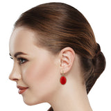 CABACHON WITH MICRO PAVE ON WIRE - EF1001/COR/CZ