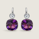 Amethyst Cushion Drop with Bezel (11 TCW)