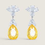 Canary Briolette Drop Earrings (25 TCW)