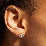 Pave Studs with Vermeil (3 TCW)