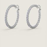 Inside-Outside Hoop Earrings (14.4 TCW)