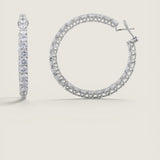 Inside-Outside Hoop Earrings (14.4 TCW)
