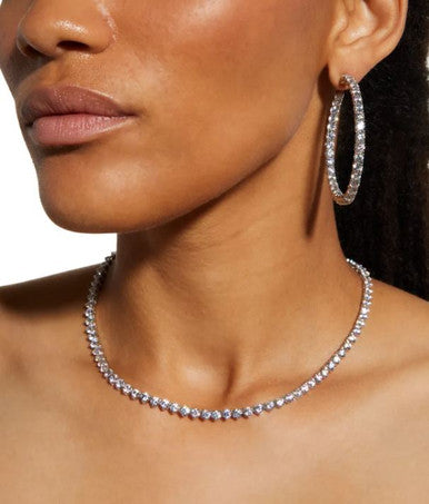 Round Tennis Necklace (4mm)