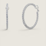 Large Inside/Outside Hoop Earrings (21.6 TCW)