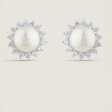 Pearl Halo Earrings