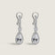 Pear with Pave Drop Earring - Fantasia by DeSerio