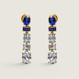 Crescendo Sapphire Drop Earrings