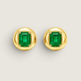 The Meridian Stud Emerald Earrings