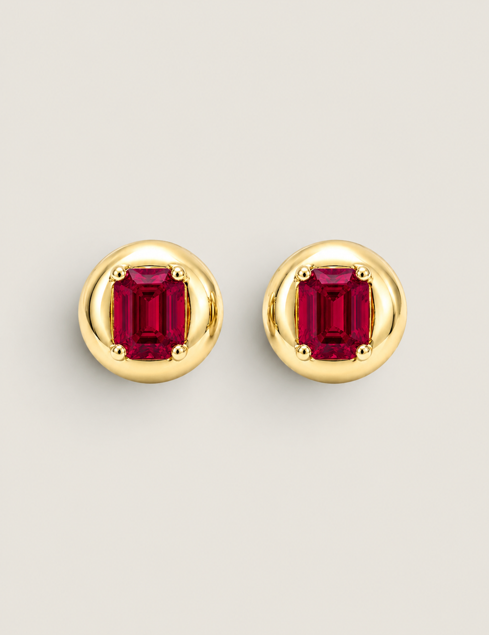 The Meridian Stud Ruby Earrings