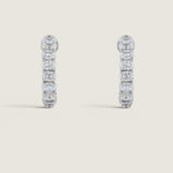 Medium Oval-Cut Hoop Earrings (15TCW)